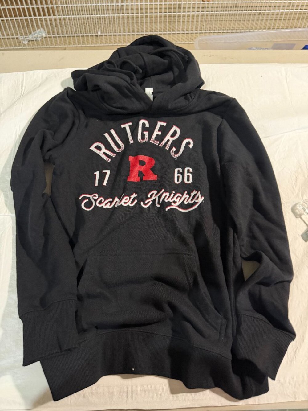 NWT - Rutgers University black hoodie Size M